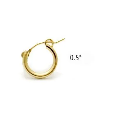 14kt Gold Filled Pincatch Hoop Earrings