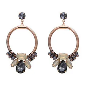 Allure Earrings Cristal Grey