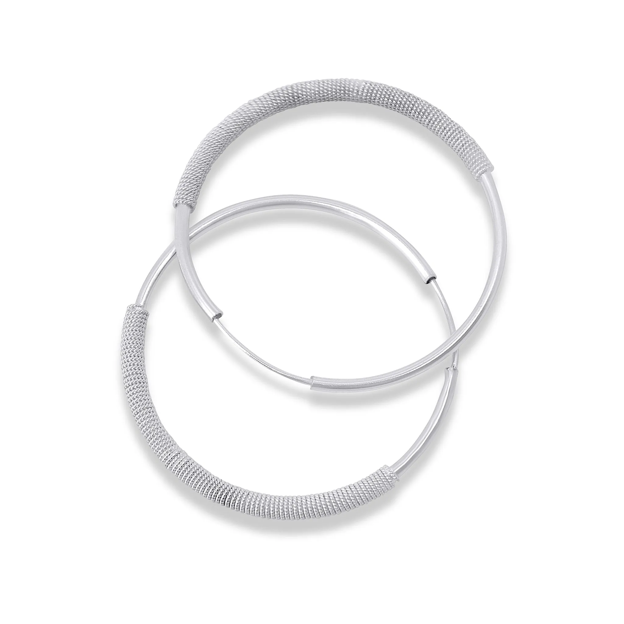 ASHER SILVER HOOPS