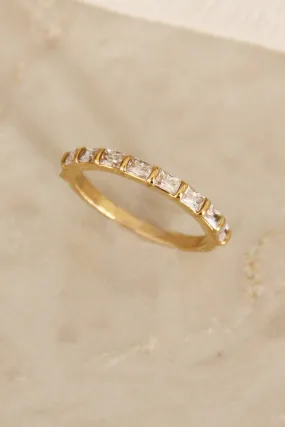 Baguette Semi Eternity Ring