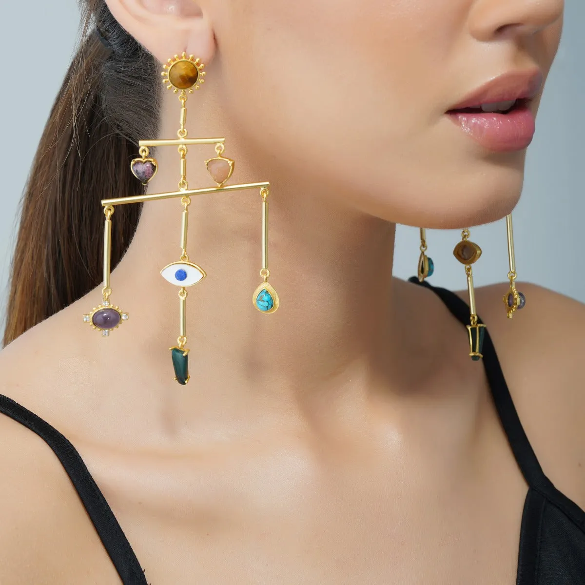 Balancing Act Statement Earrings