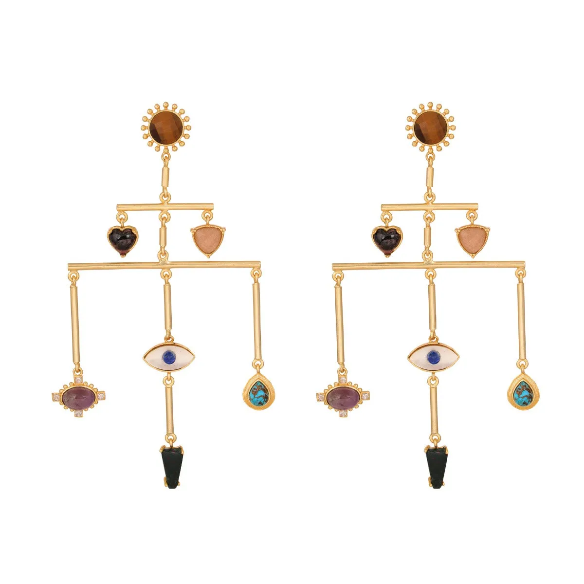 Balancing Act Statement Earrings