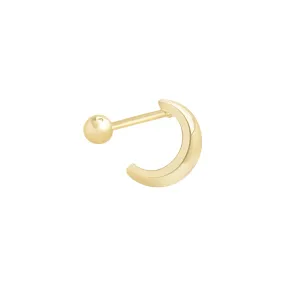 Bubble Hoop Illusion Ear Cuff Earring in Yellow Gold