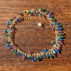 Burano Swarovski Crystal Charm Bracelet