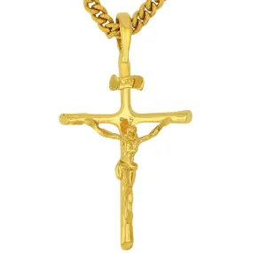 Classic Jesus Crucifix (with or without Pendant Chain)