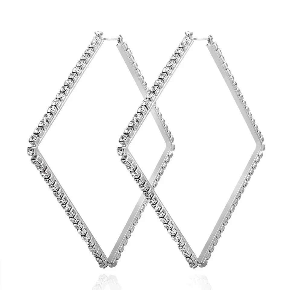 Conrad Crystal Hoops