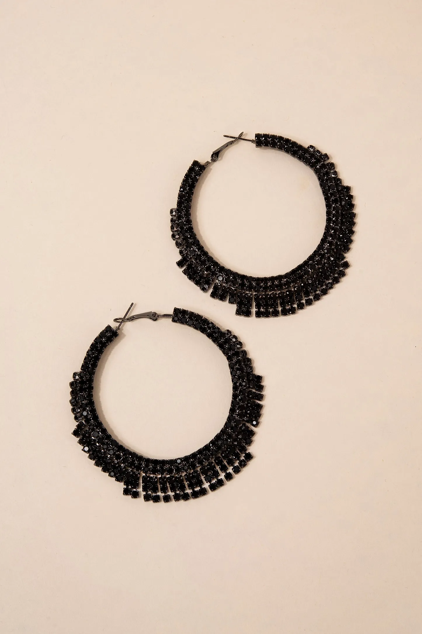 Cosette Fringe Hoop Earrings