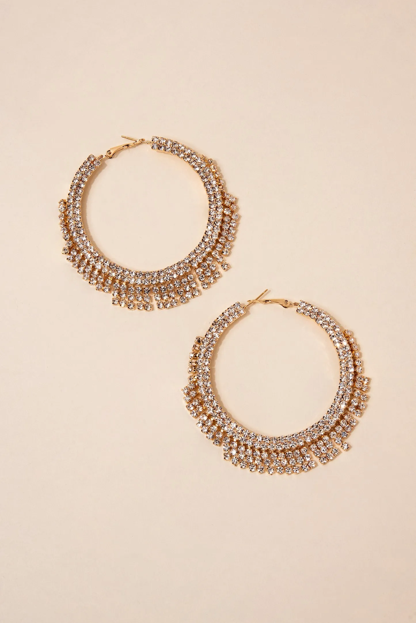 Cosette Fringe Hoop Earrings