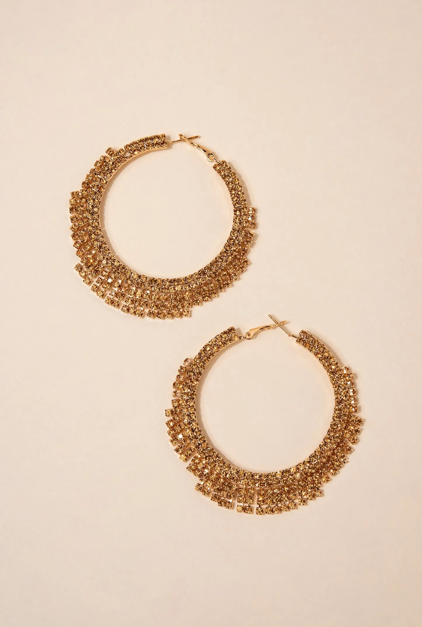 Cosette Fringe Hoop Earrings