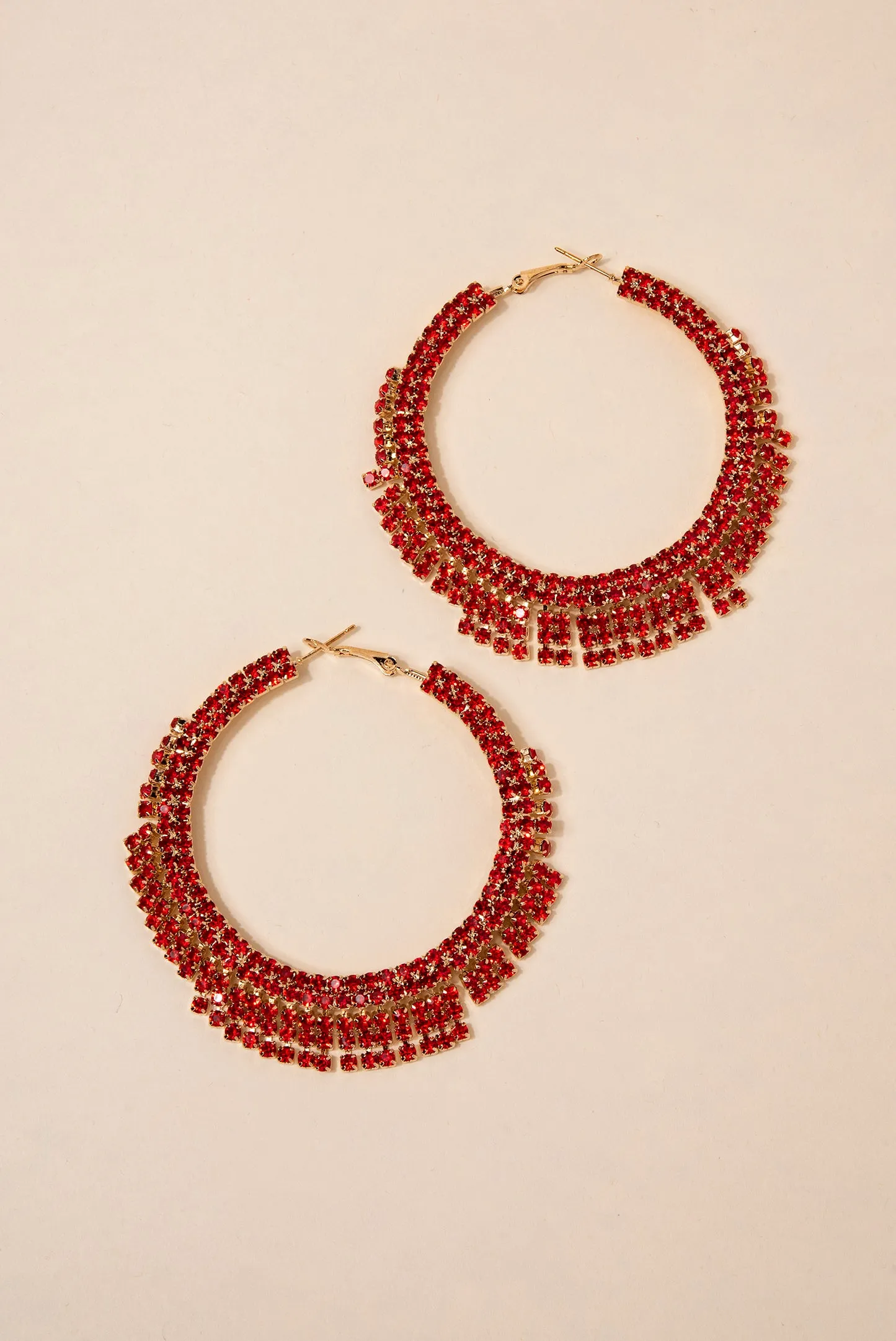 Cosette Fringe Hoop Earrings