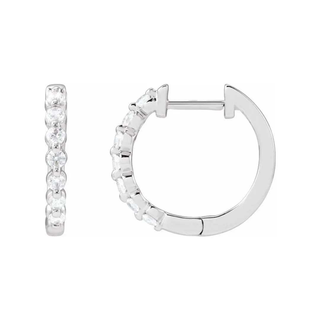  CTW DIAMOND HOOPS