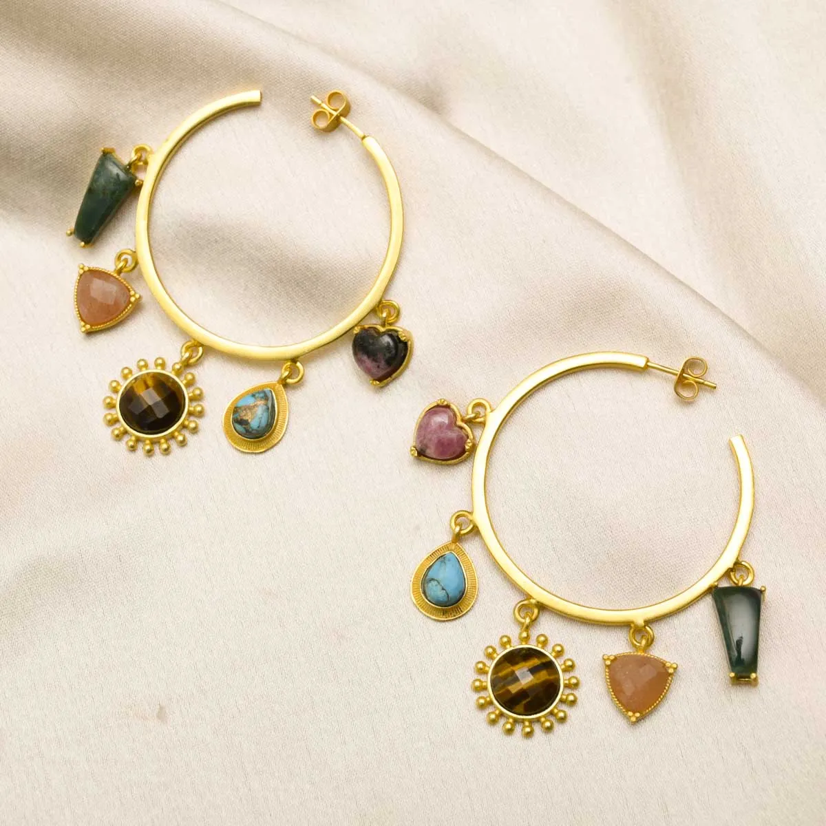 Dream in Colour Hoop Earrings