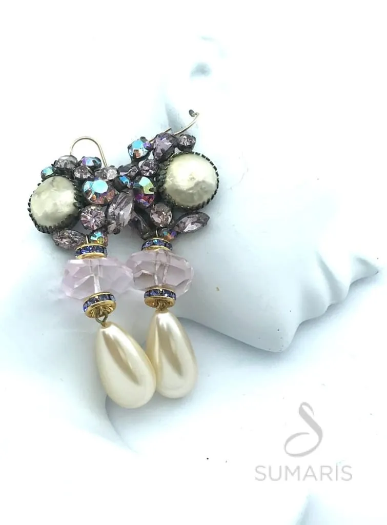 DUCHESS OOAK STATEMENT EARRINGS