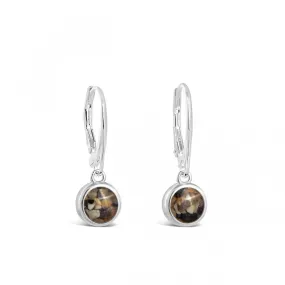 Dune Jewelry Sand Jewel Leverback Earrings - Round