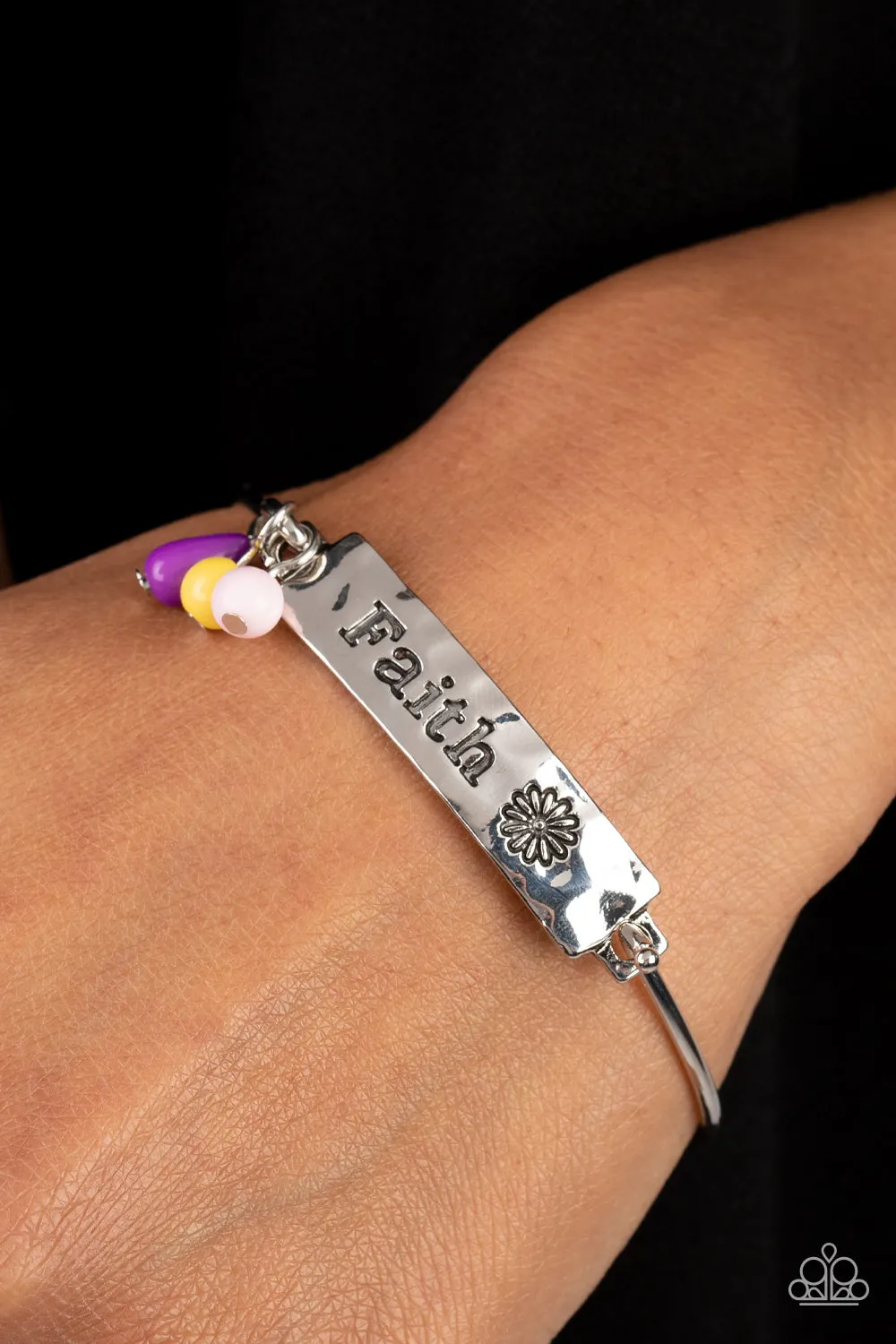 Flirting with Faith - Purple Paparazzi Bracelet