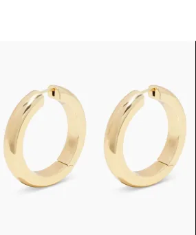 Gorjana Shawn Statement Hoops - Gold