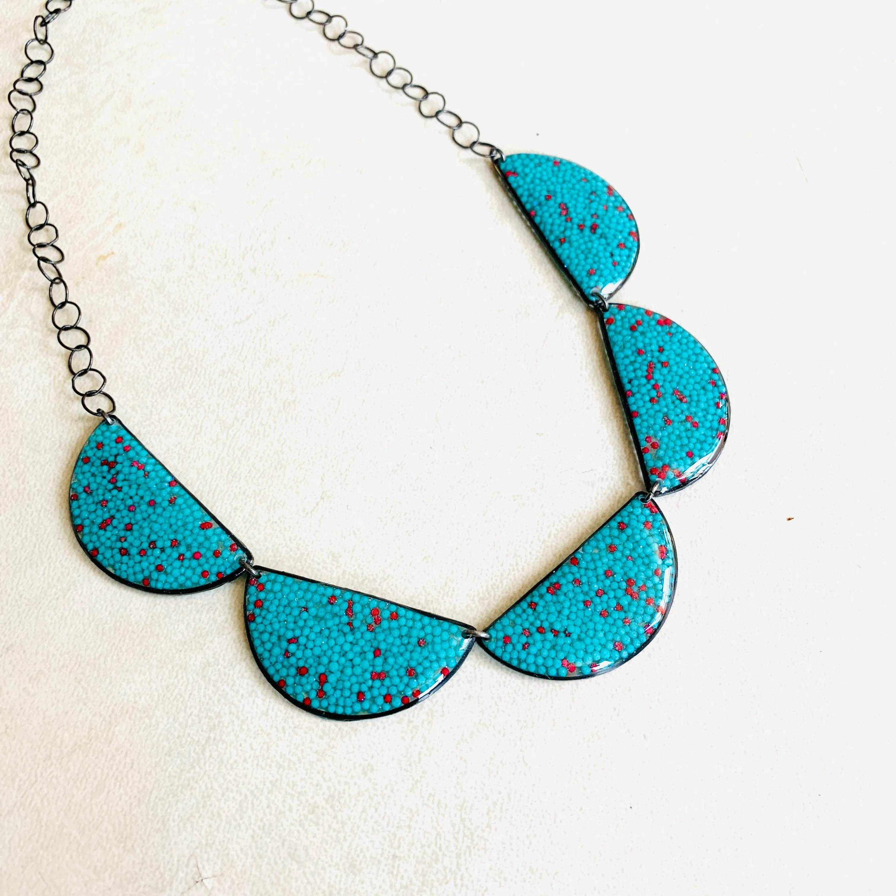 Half Moon Sprinkle Necklace