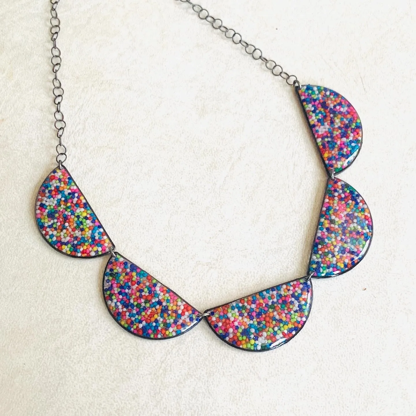 Half Moon Sprinkle Necklace