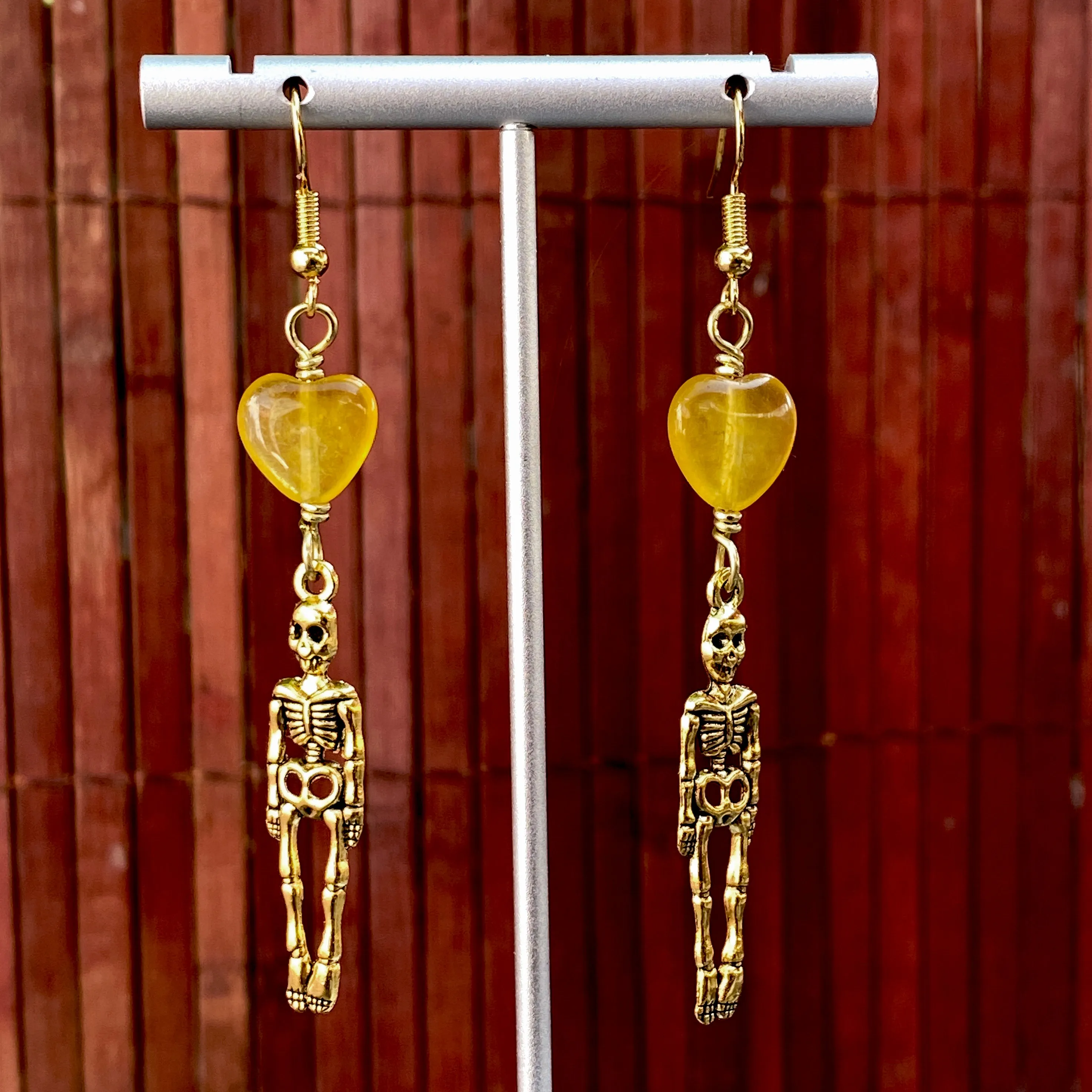 Halloween Skeleton Dangle Earrings