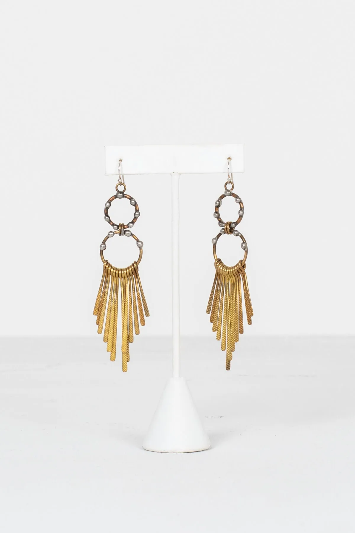 Hoop Fringe Earrings