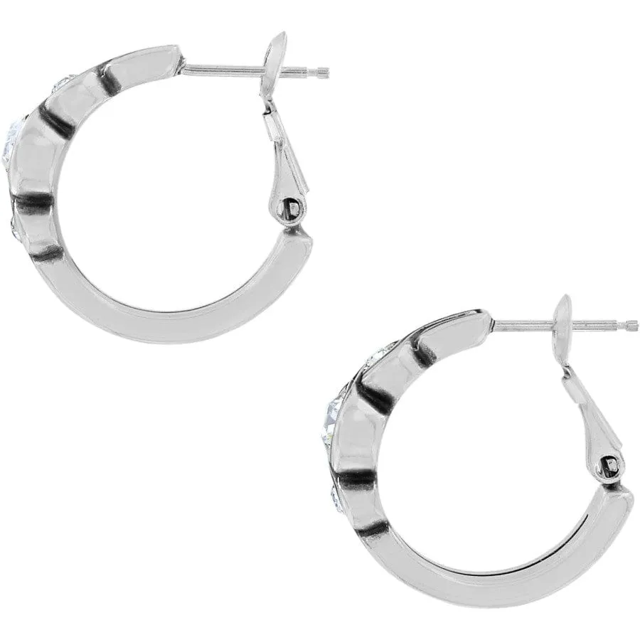 Infinity Sparkle Hoop Earrings