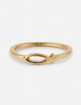 Jesus Fish Ring