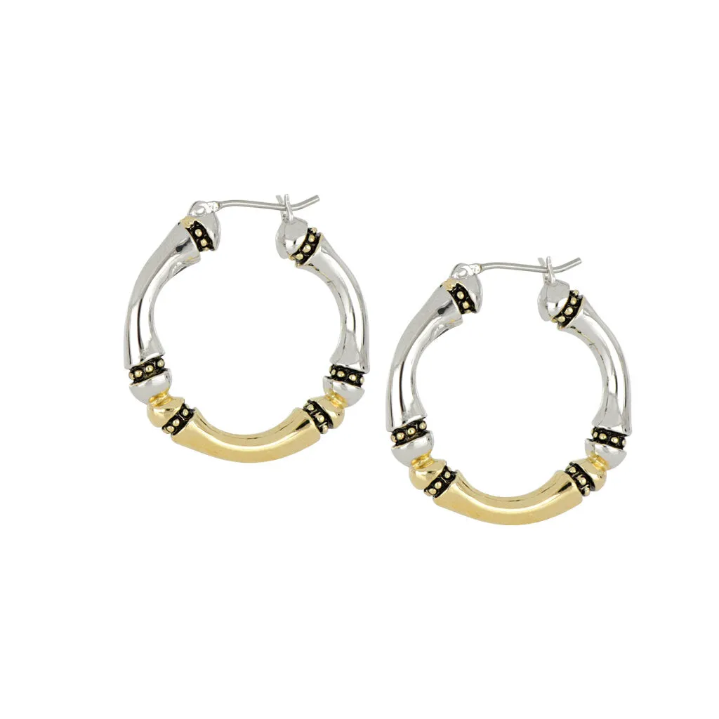 John Medeiros Canias Large Hoop Earring - G4070-A000