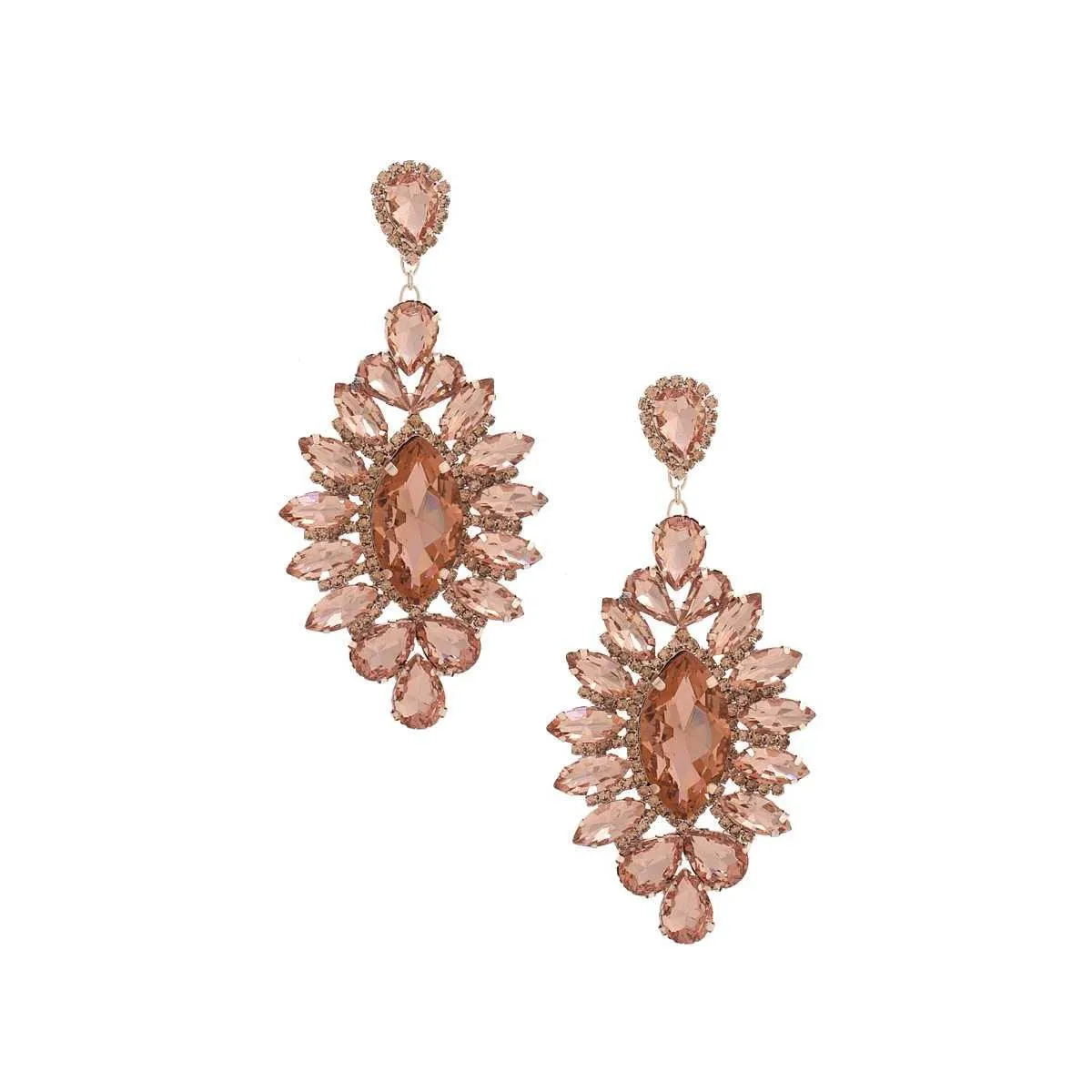 Marquise Rhinestone Dangle Earring