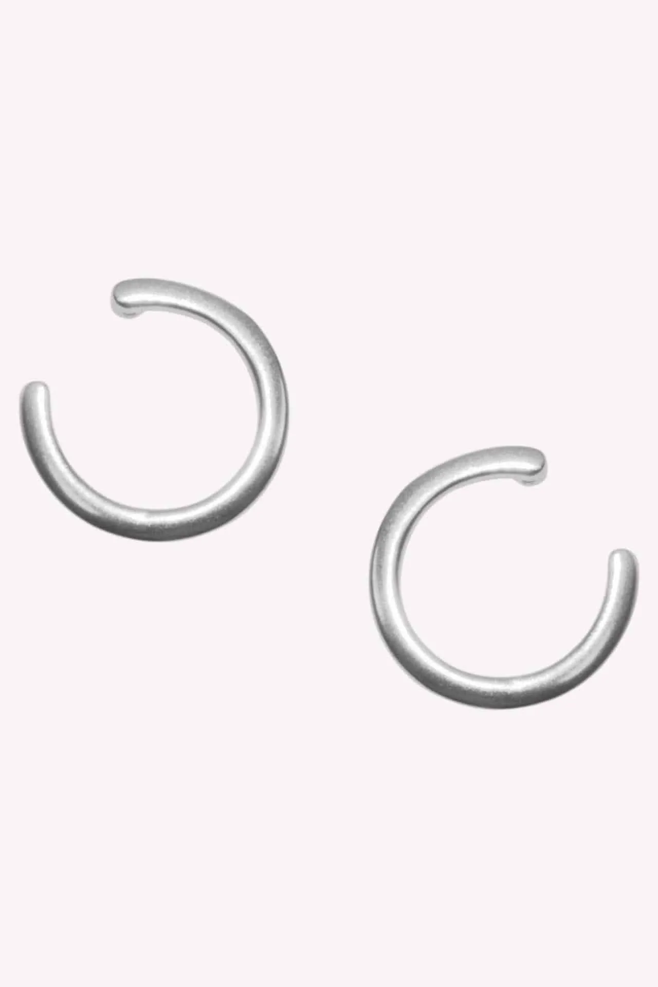 Minimalist Half Circle Stud