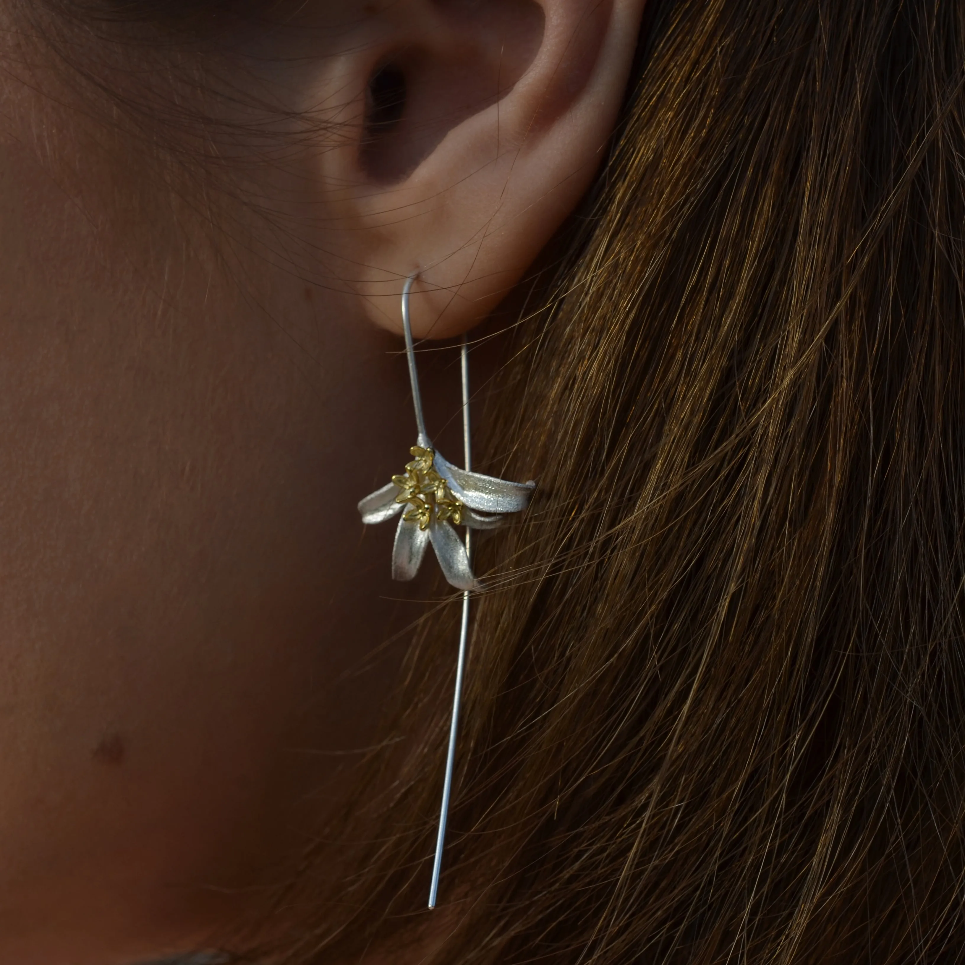 Osmanthus Fragrans Hook Earrings