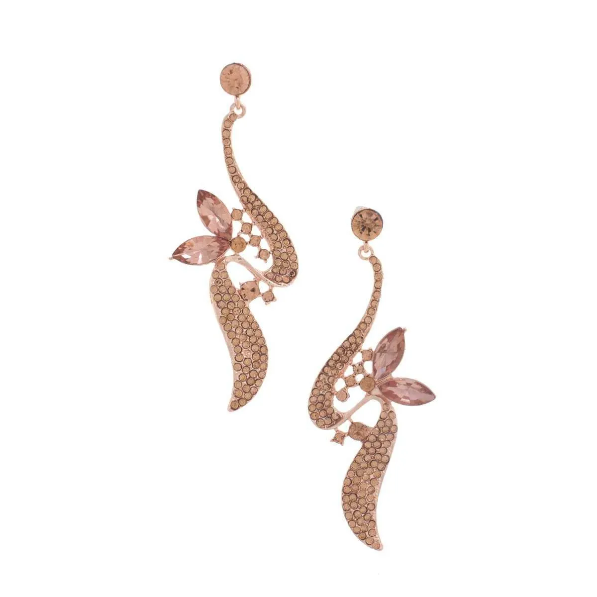 Rhinestone Dangle Earring