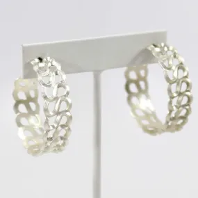 S Hoop Earrings