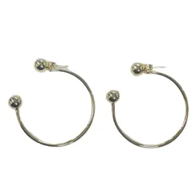 Sheila Fajl Celestial Hoops - Brushed Gold