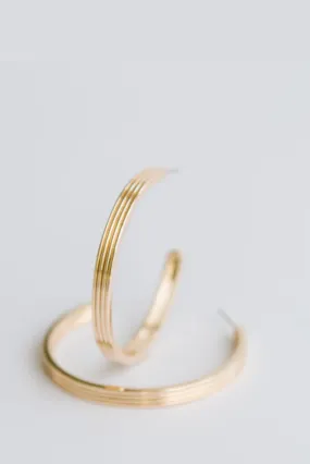 Sheila Large Gold Hoops