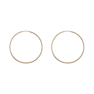 Simply Classic Hoop Earrings - Gold