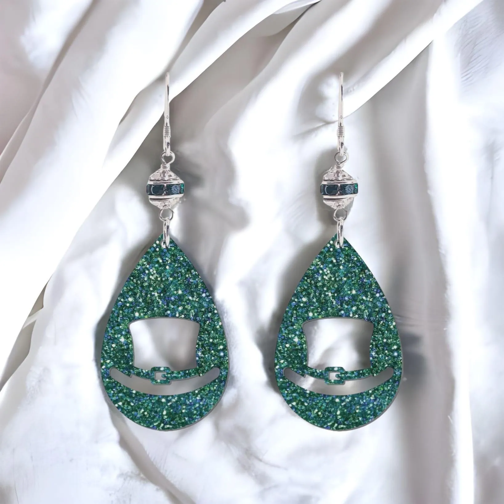 St Patricks Day Hat Tear Drop Earring Kit