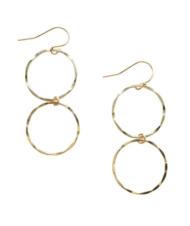 Stacked hoop earrings