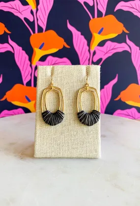 Stolen Kiss Earrings in Black