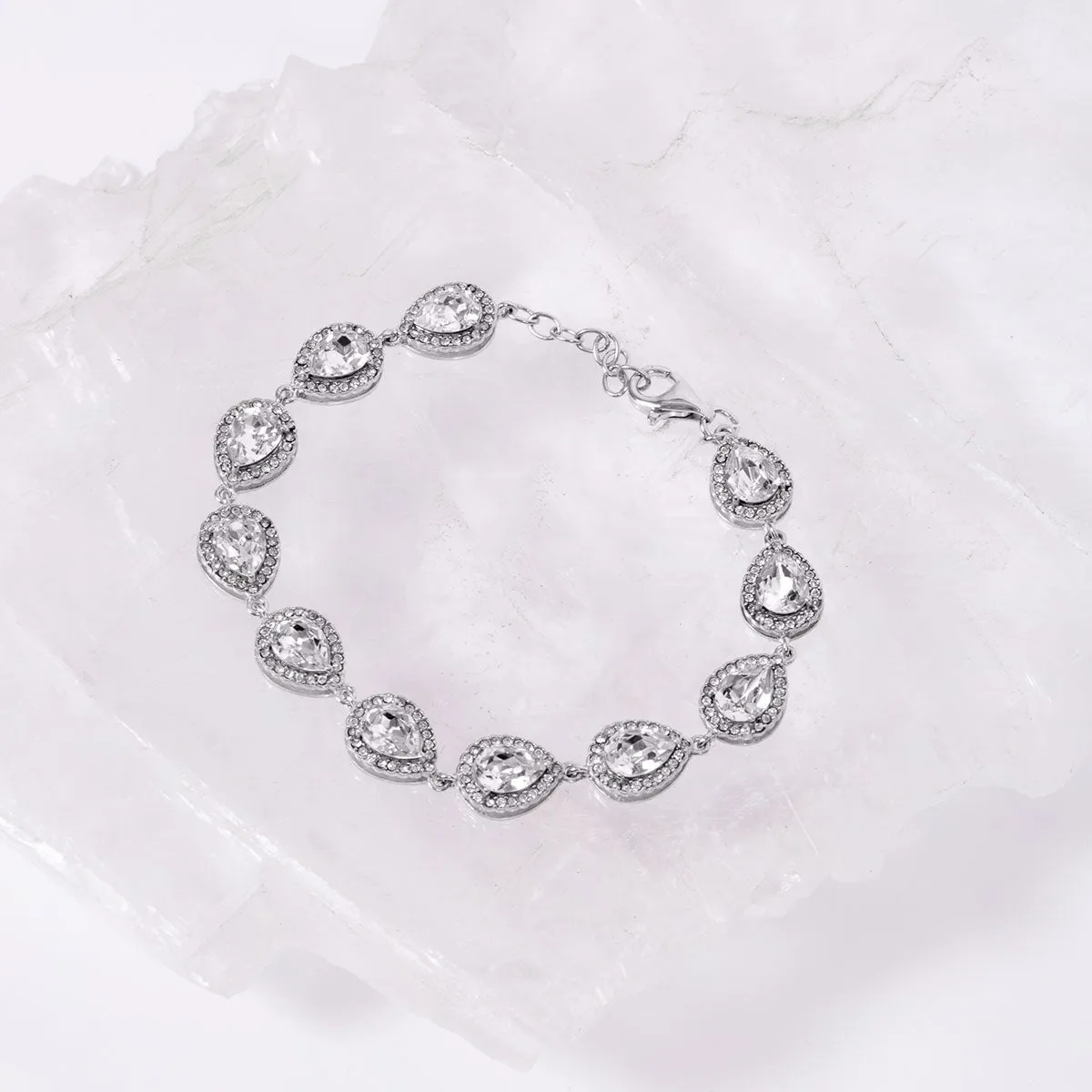 Swarovski Crystal Teardrop Bracelet