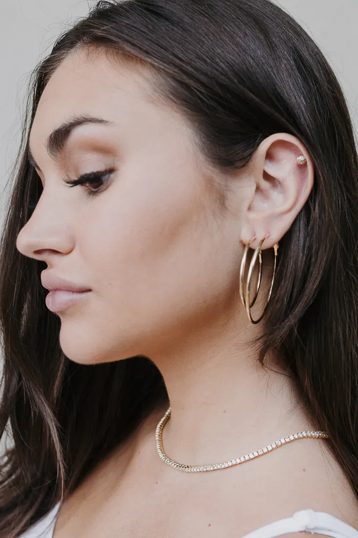 THIN LIGHT HOOPS 1.5 INCH