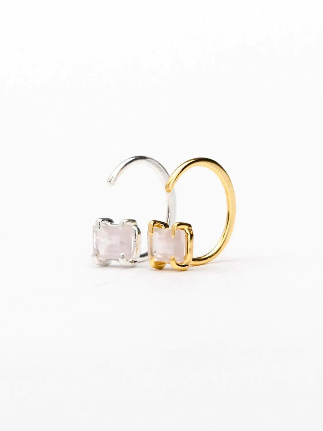 Trudel Gemstone Huggies Earrings