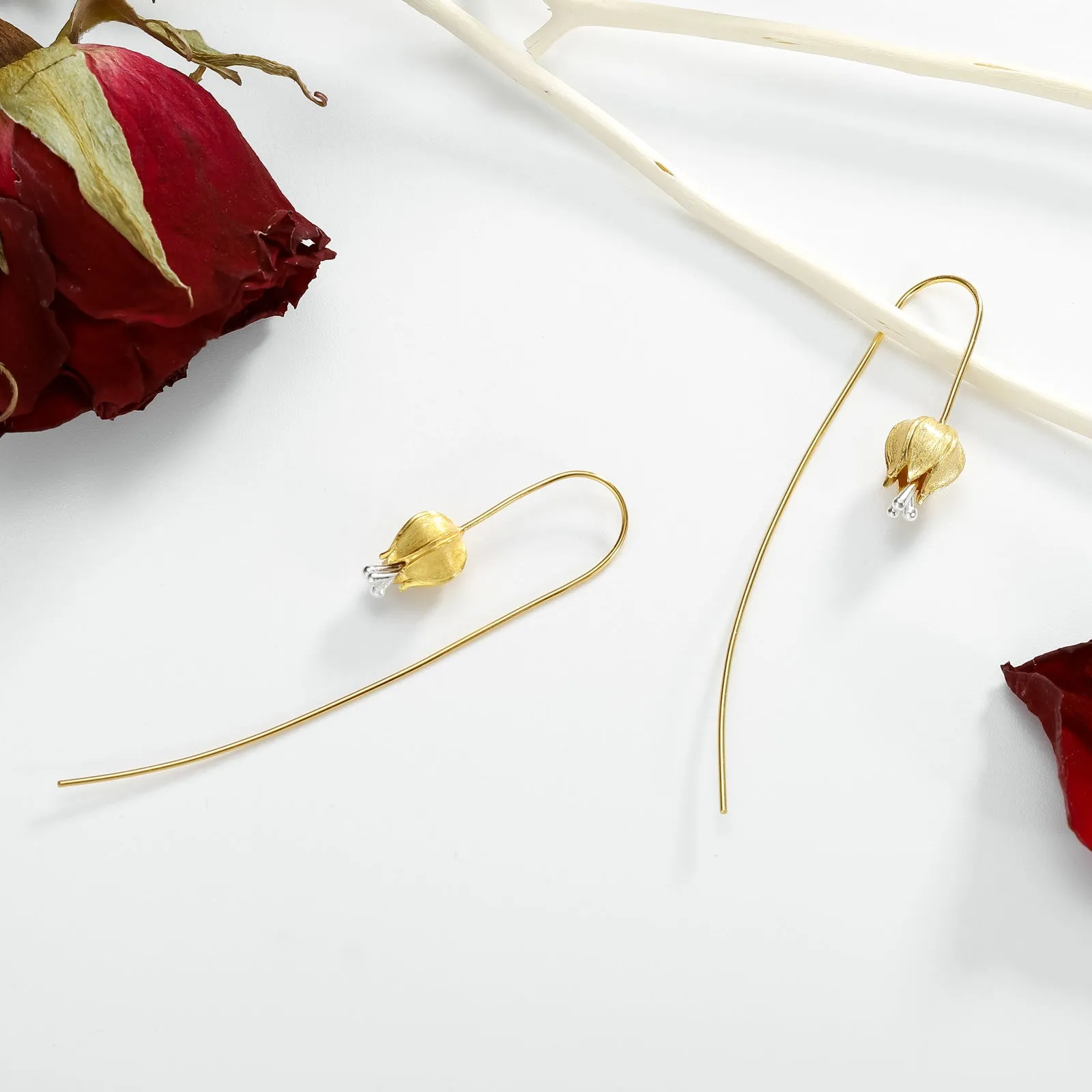 Tulip Hook Earrings