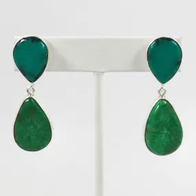 Turquoise and Variscite Earrings