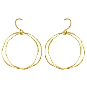 Twin hoops earrings