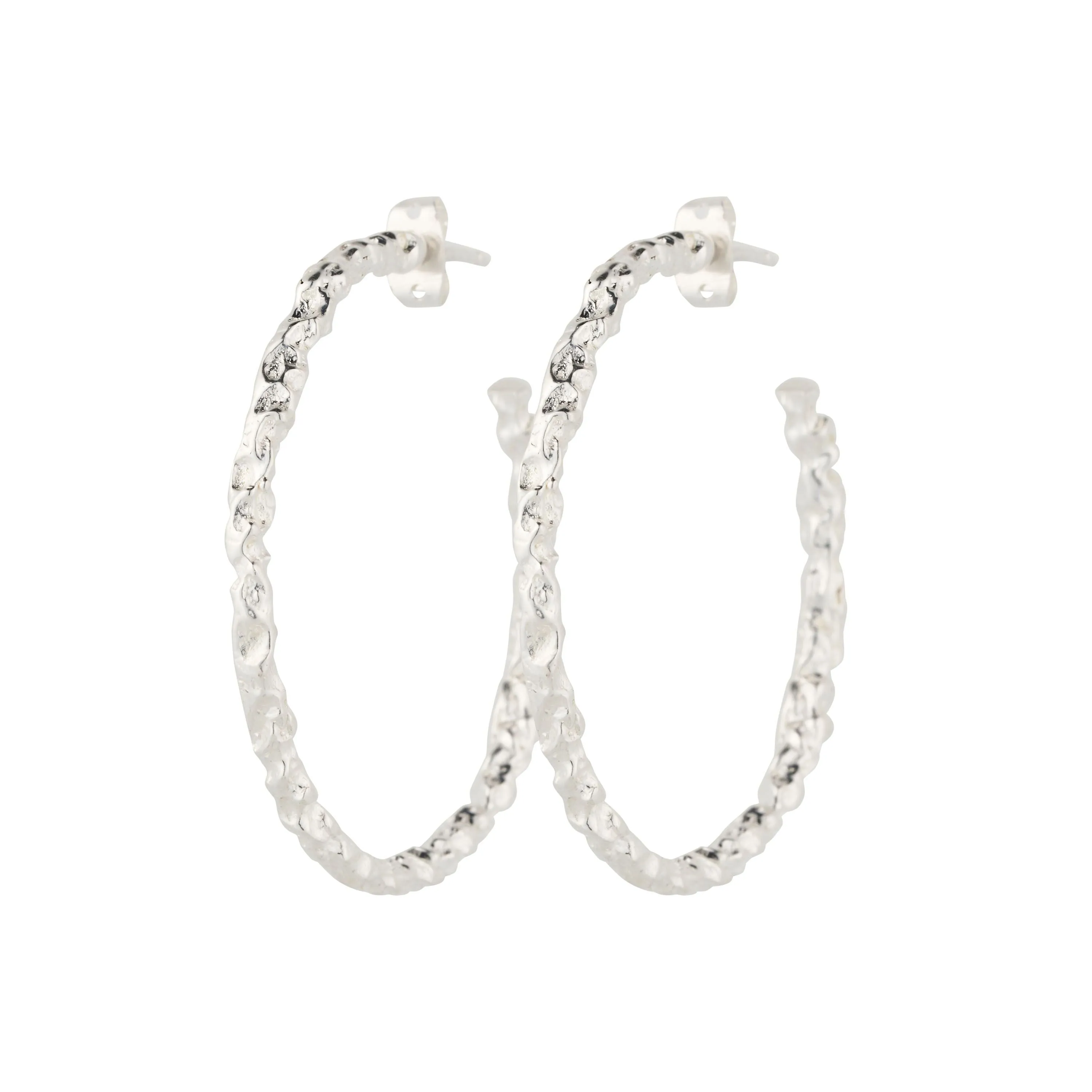 Vama | Aurelia Earrings With Hoops Medium | Metal-Sterling Silver | Finish-Shiny